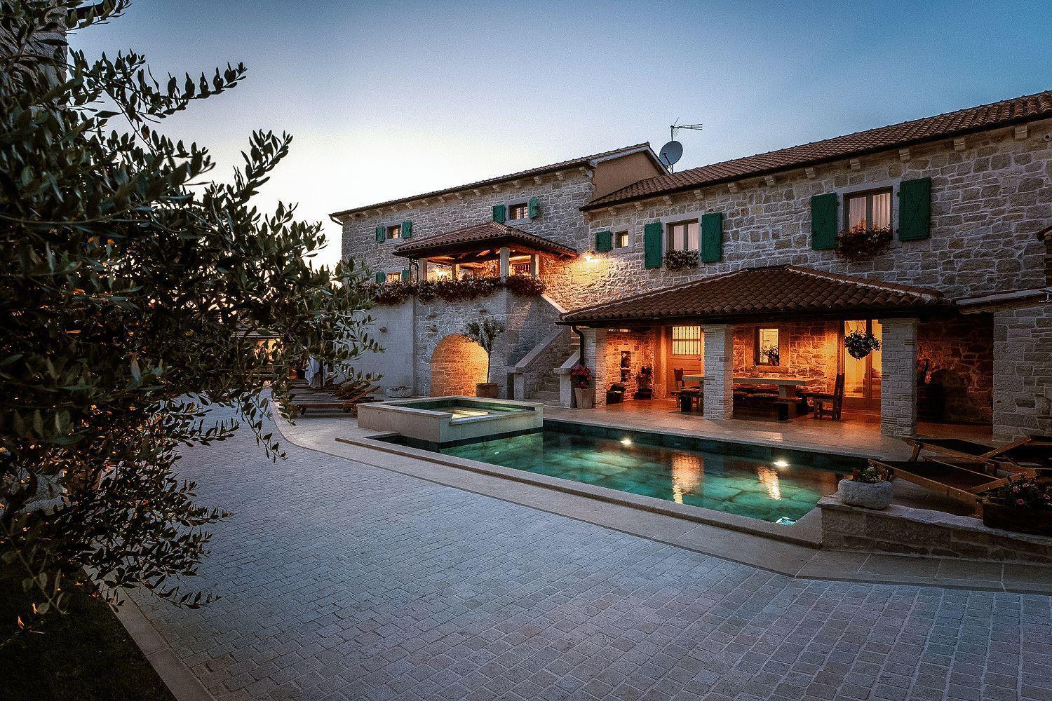 Mediterrane Steinvilla Mit Privatpool, Whirlpool, Darts, Billard, Tischtennis, Gym * Selina